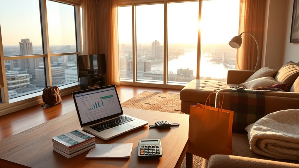 monthly living cost breakdown