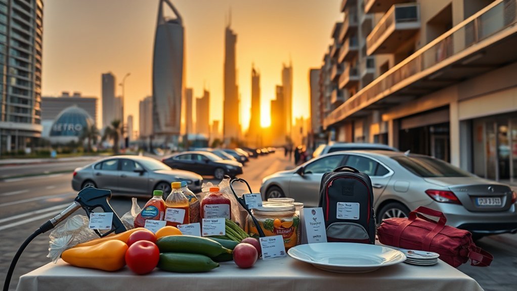 monthly living costs saudi arabia