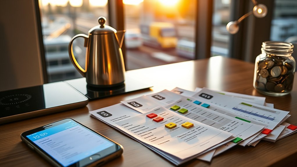 monthly utilities and communications costs