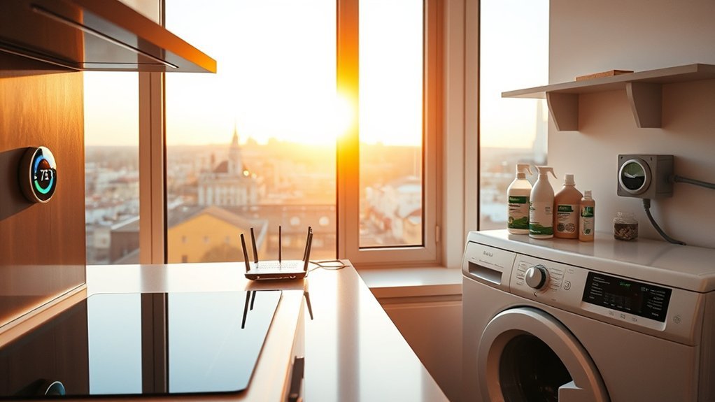 monthly utilities and groceries