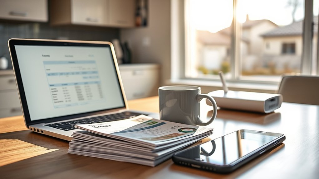 monthly utilities and internet