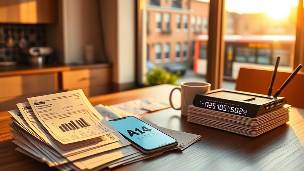 monthly utilities phone internet