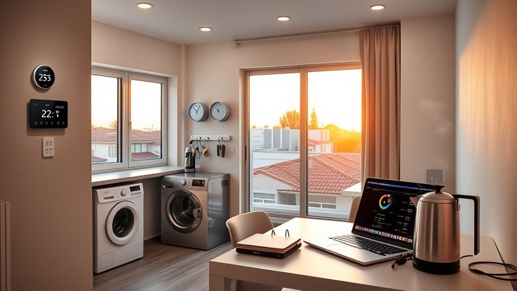 monthly utility and internet costs