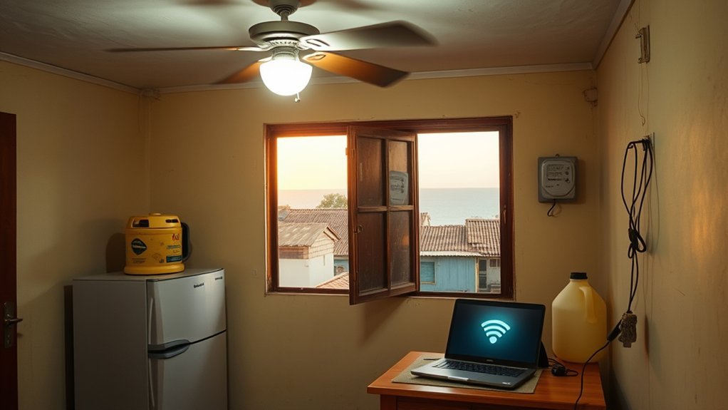 monthly utility and rent