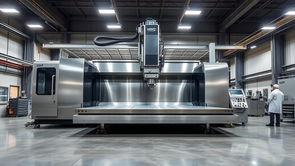 Layout planning for friction stir welding machines in a workshop