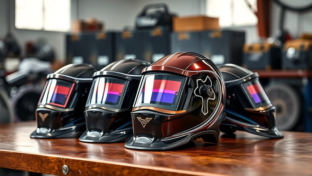 premium welding helmet features