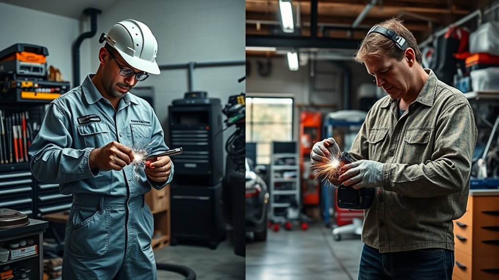 professional vs diy welding