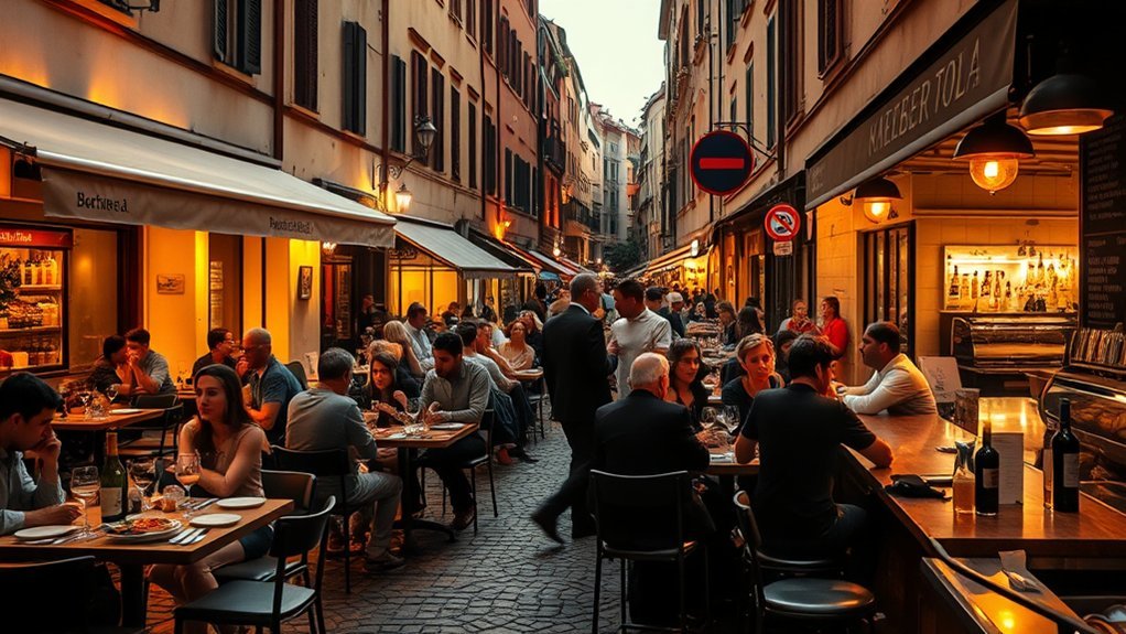 rome dining and nightlife costs