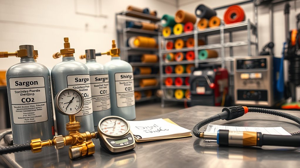 shielding gas cost calculation