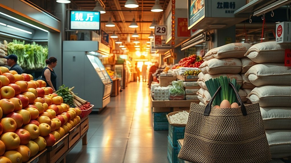 taipei food price spectrum markets vs supermarkets