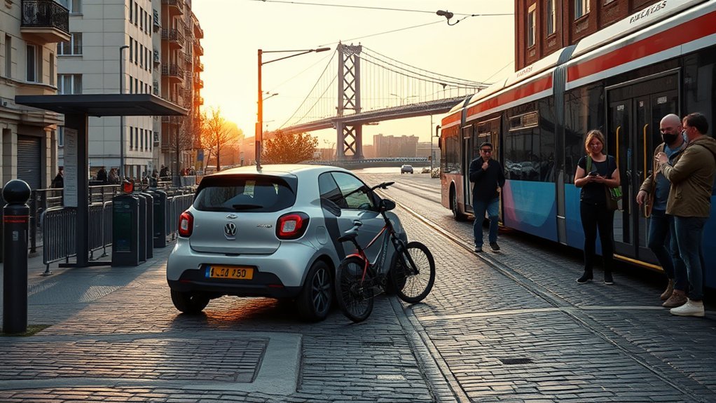 transit driving and parking costs