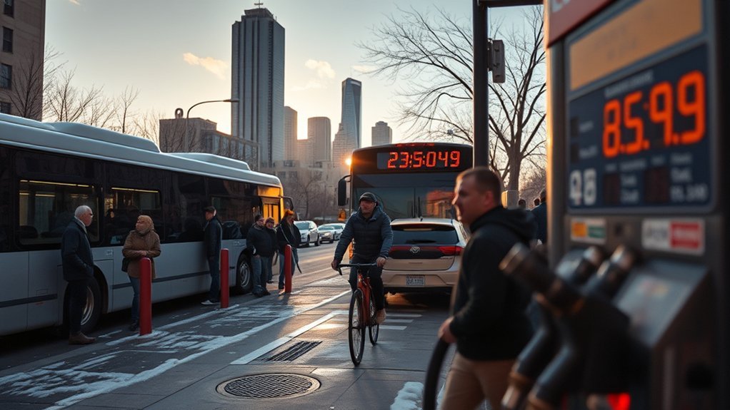 transportation cost comparison detroit