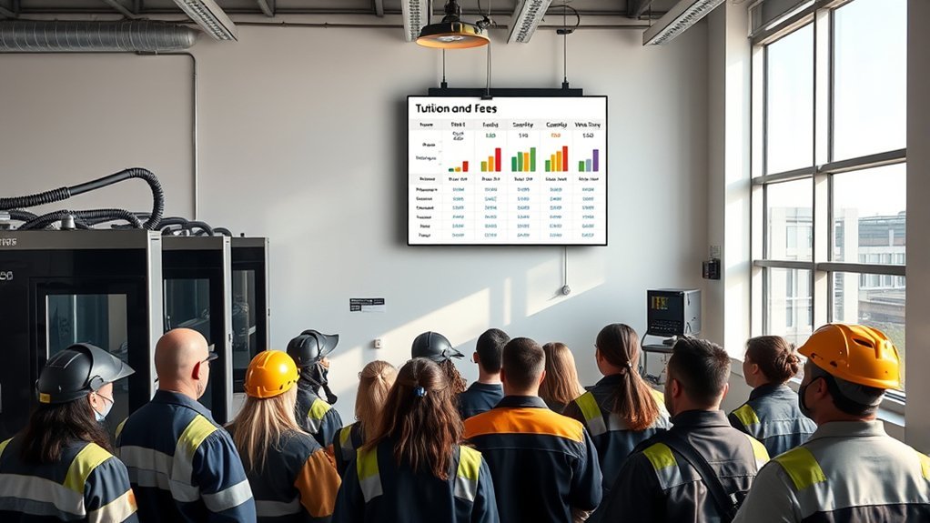 tuition costs for welding