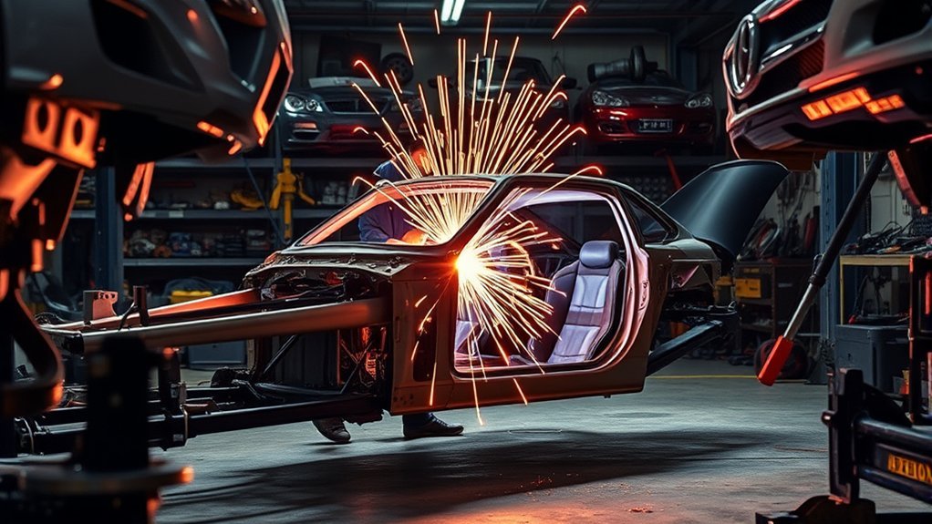 unibody frame welding costs