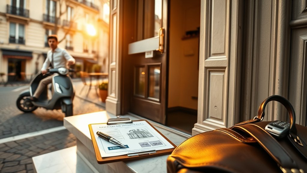 upfront paris rental costs