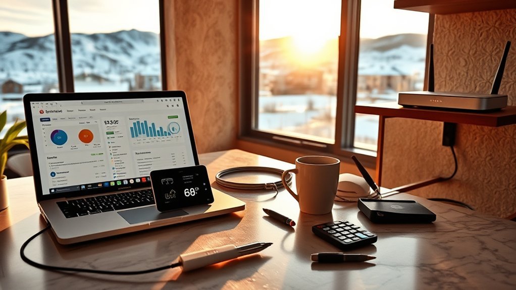 utilities and broadband monthly cost