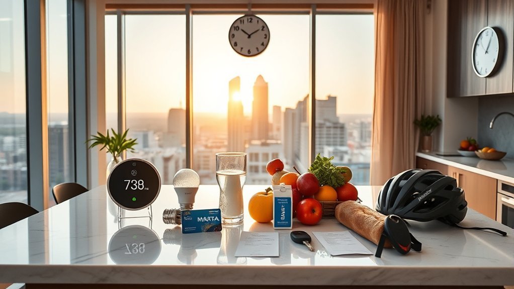 utilities groceries transportation costs