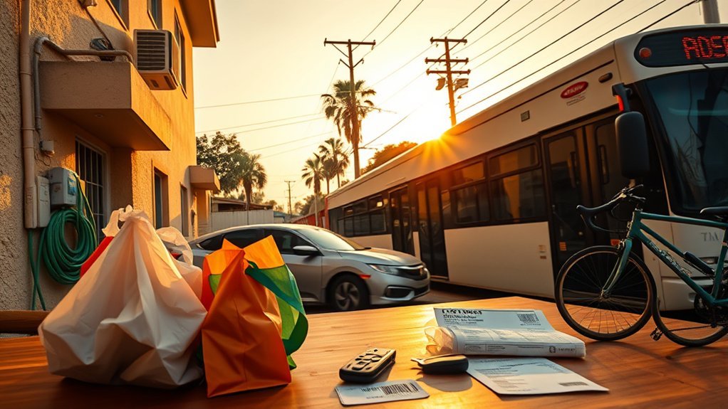 utilities transportation healthcare driving costs