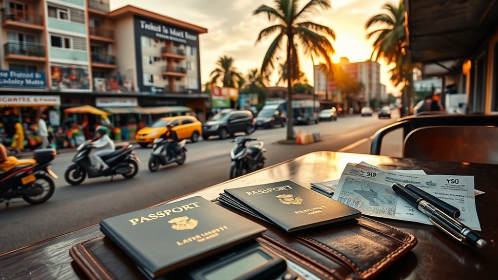 visa residency shipping costs