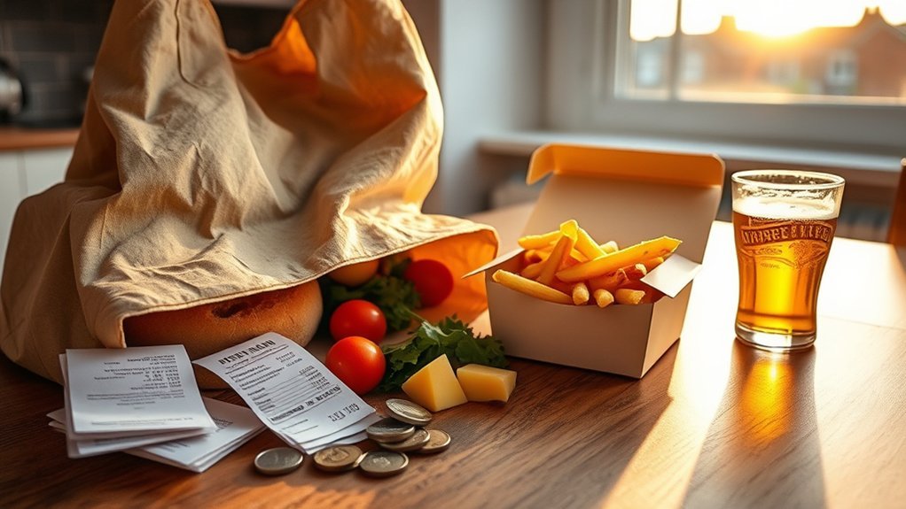 weekly grocery and dining costs