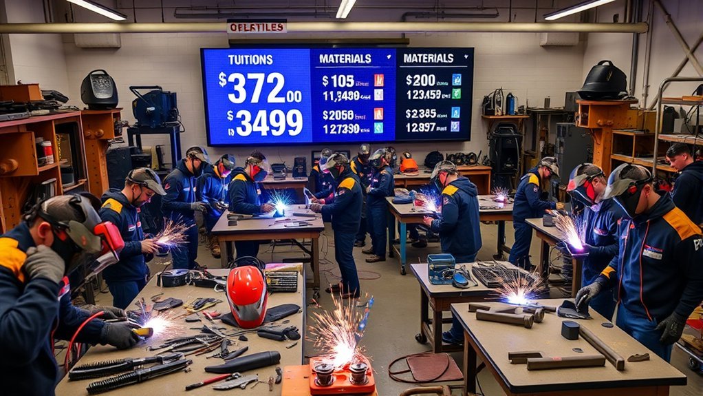 welding certification cost factors
