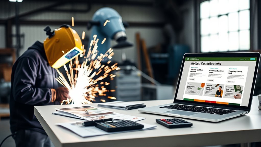 welding certification cost inquiry
