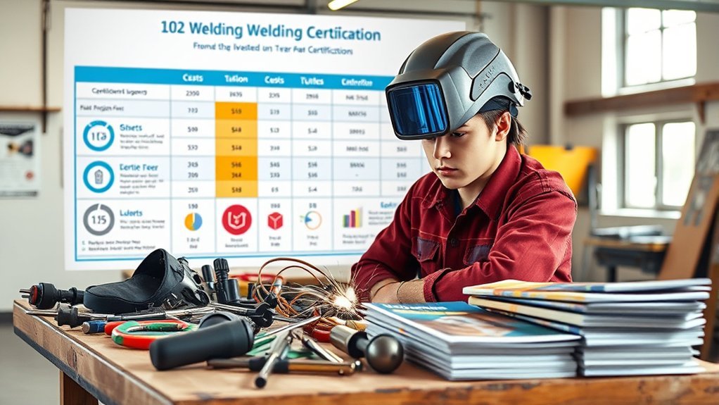 welding certification costs overview