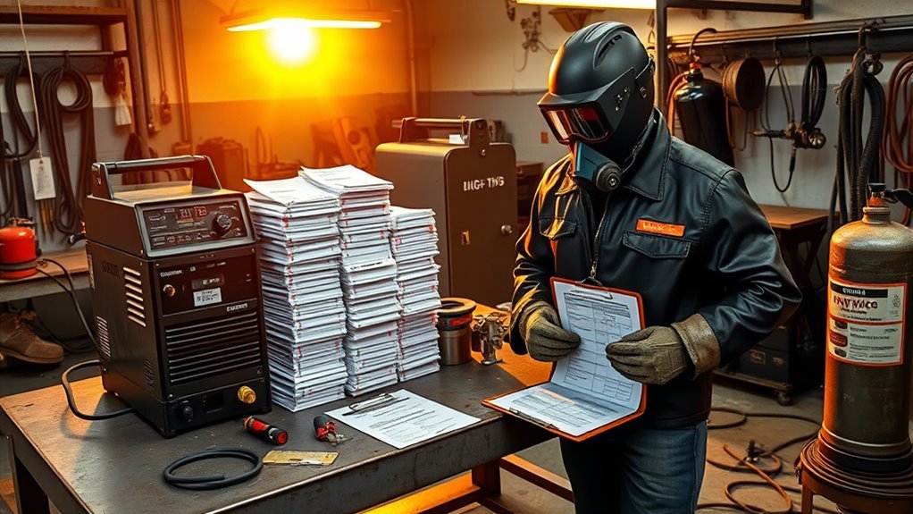 welding certification expense breakdown