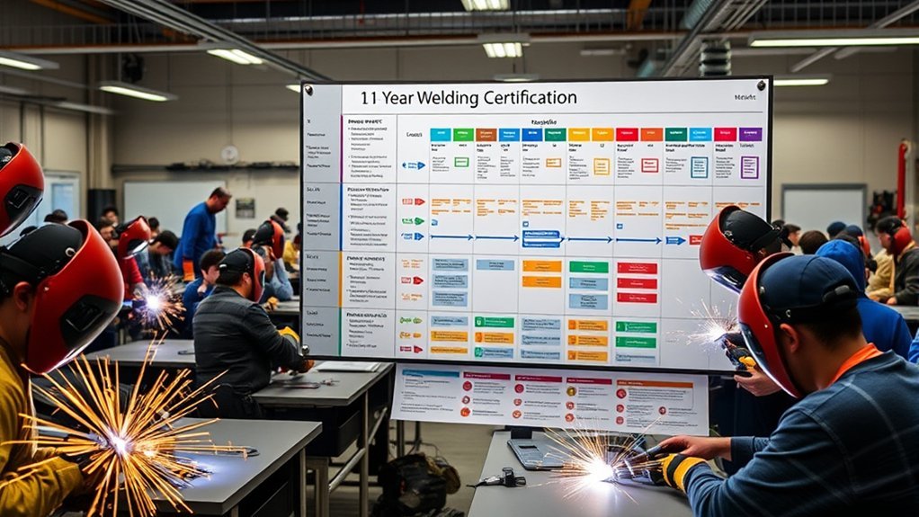welding certification program structure