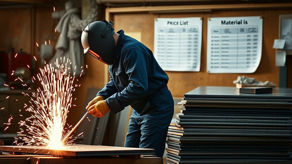 welding costs depend on complexity