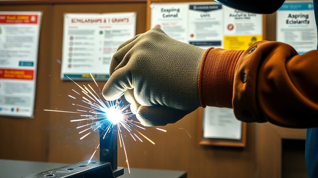 welding education funding options