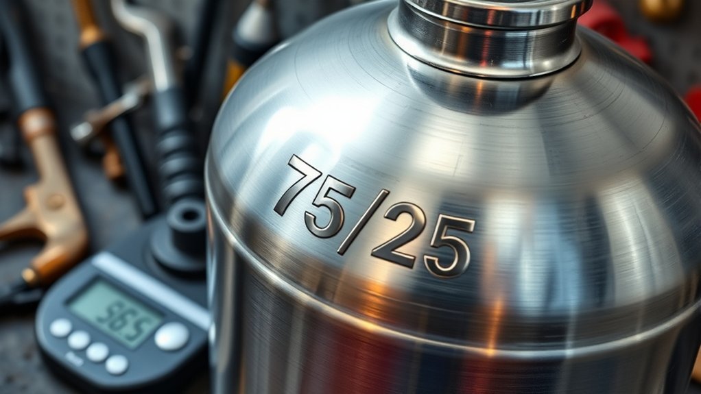 Calculator and welding tank for estimating total annual gas spend