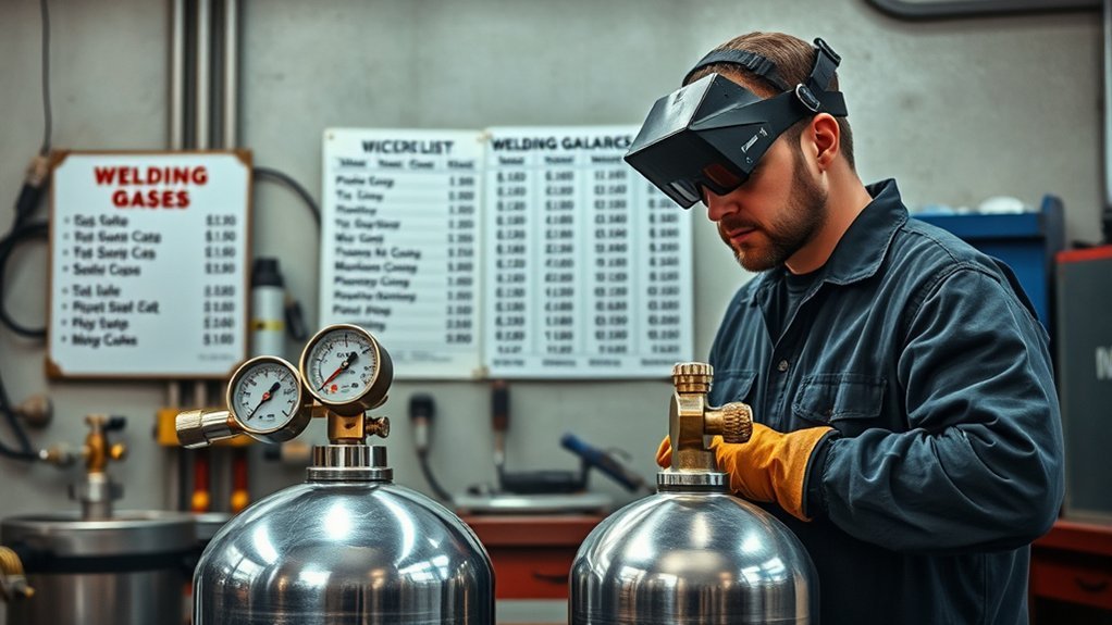 welding gas price inquiry