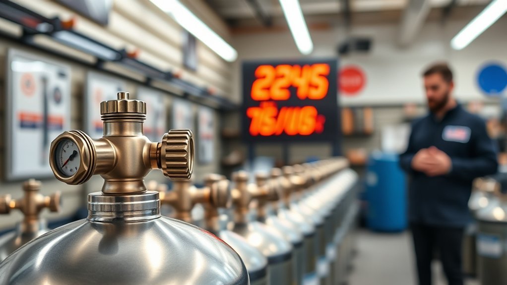 welding gas refill costs