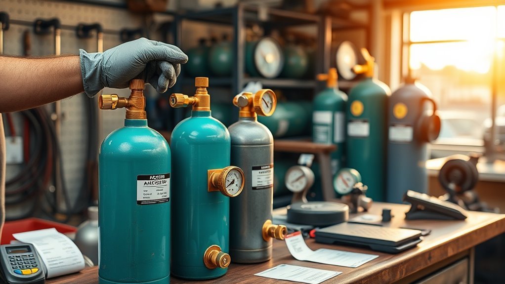 welding gas refill costs