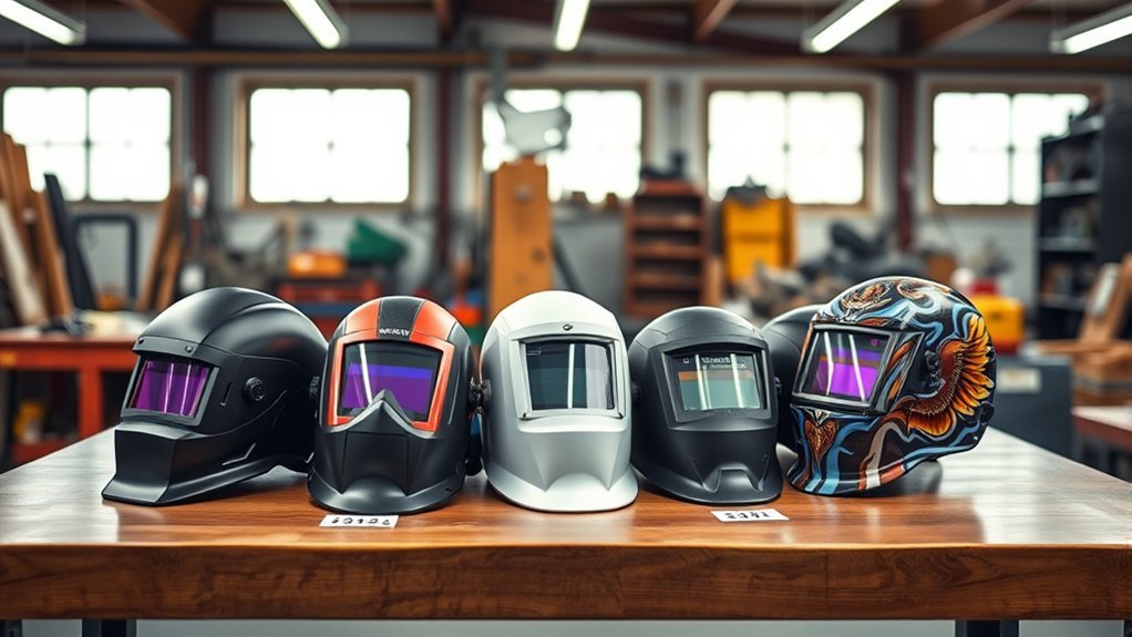 welding helmet price range