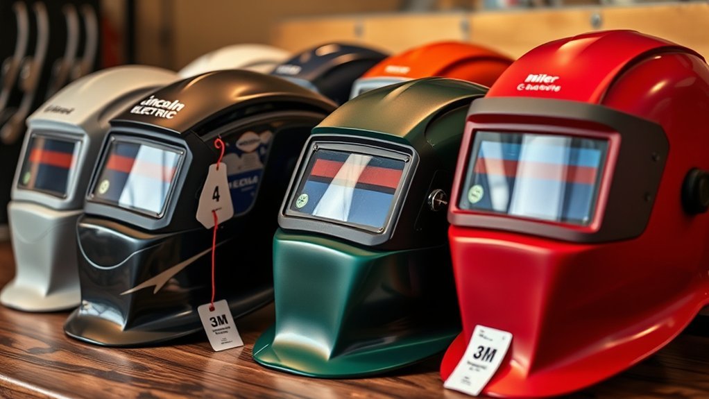 welding helmets price overview