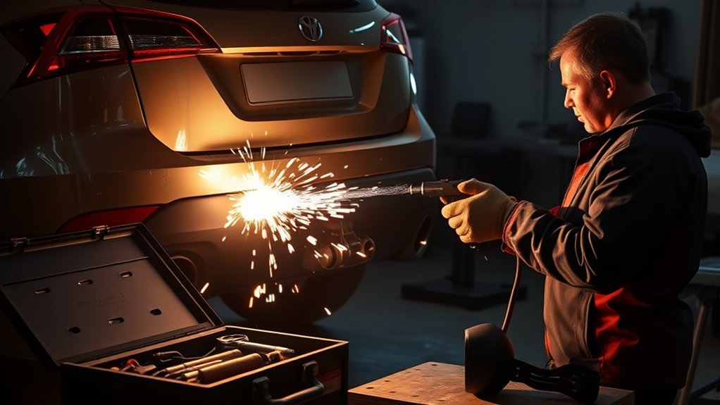 welding hitch car cost