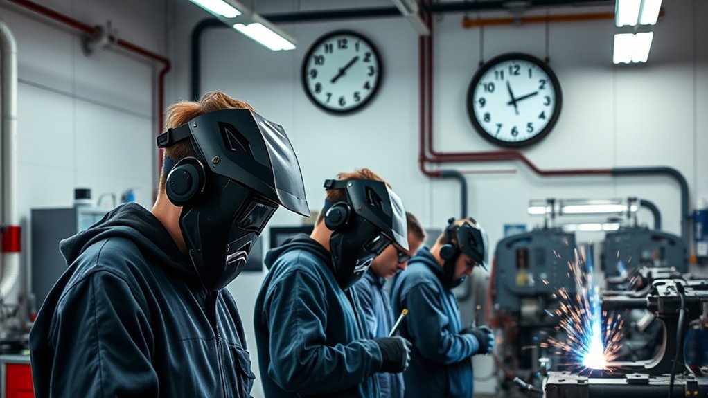 welding program duration options