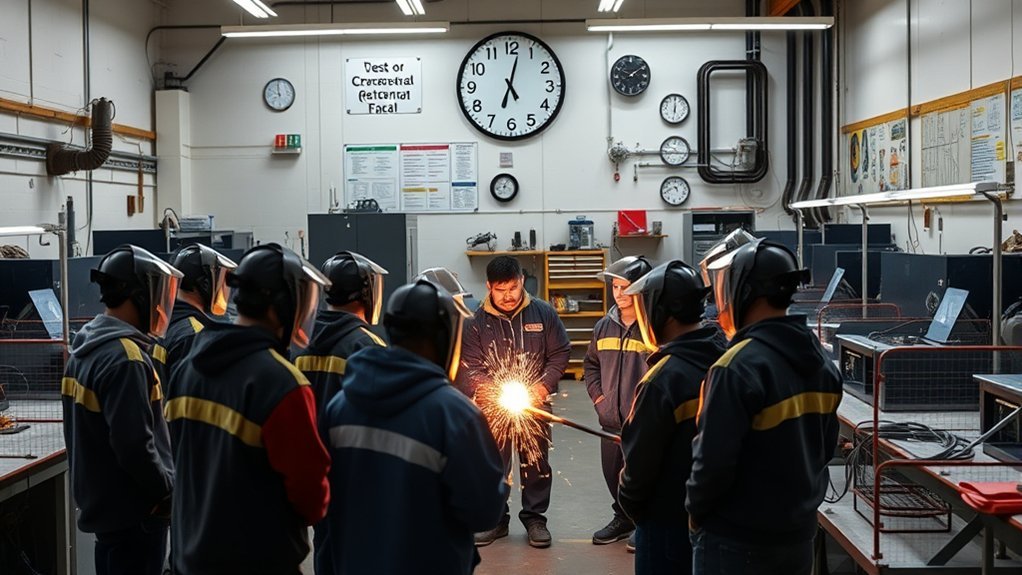 welding program duration options