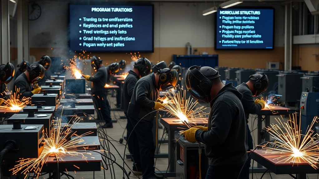 welding program duration options