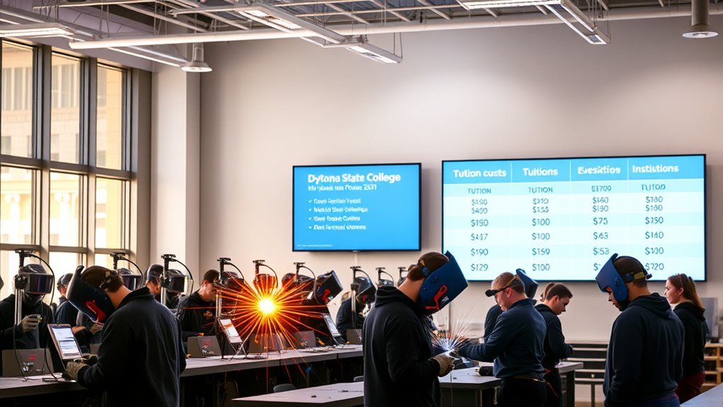 welding program tuition comparison