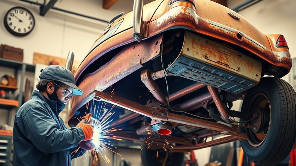 Welding repair time varies by complexity and access