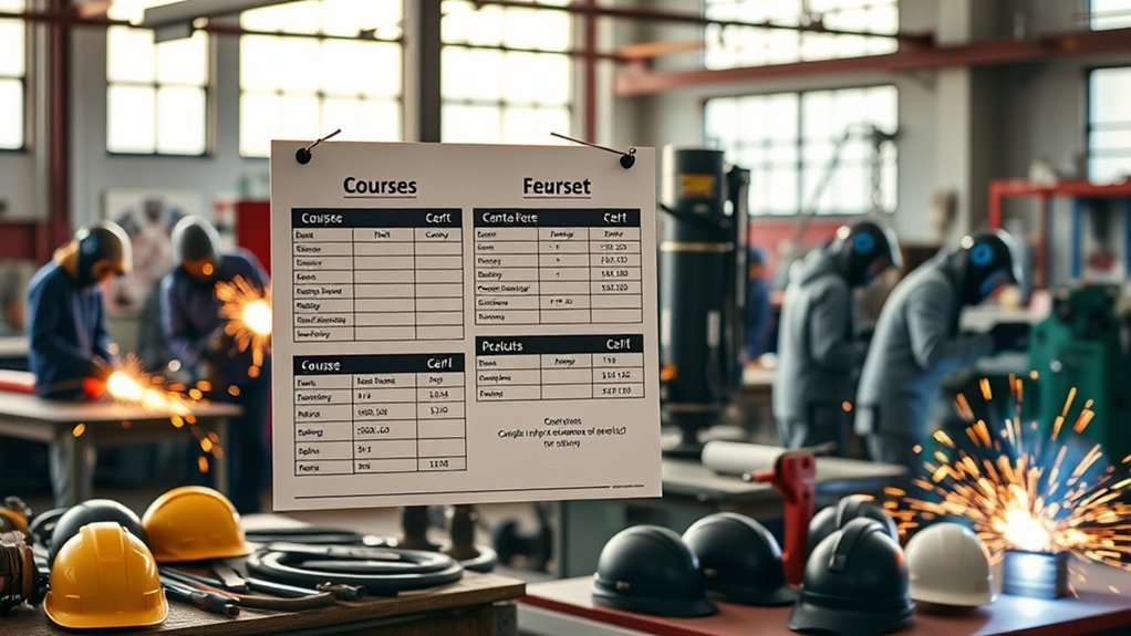 welding school cost breakdown