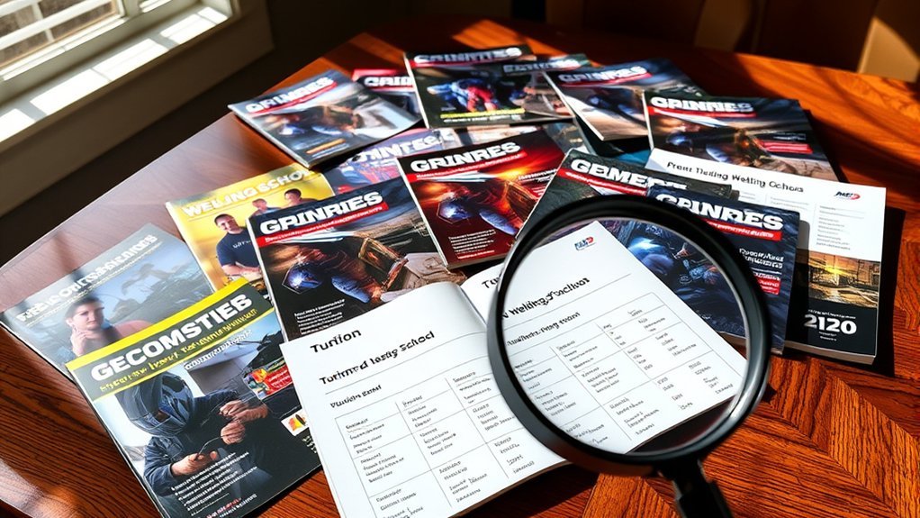 welding school cost differences