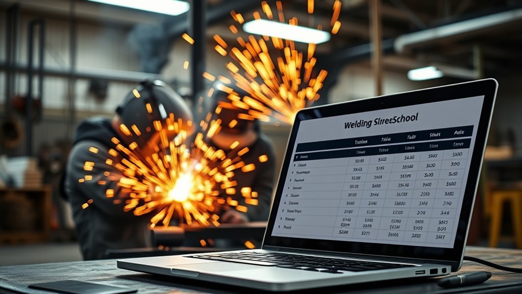 welding school tuition fees