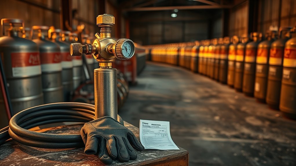 welding tank filling cost