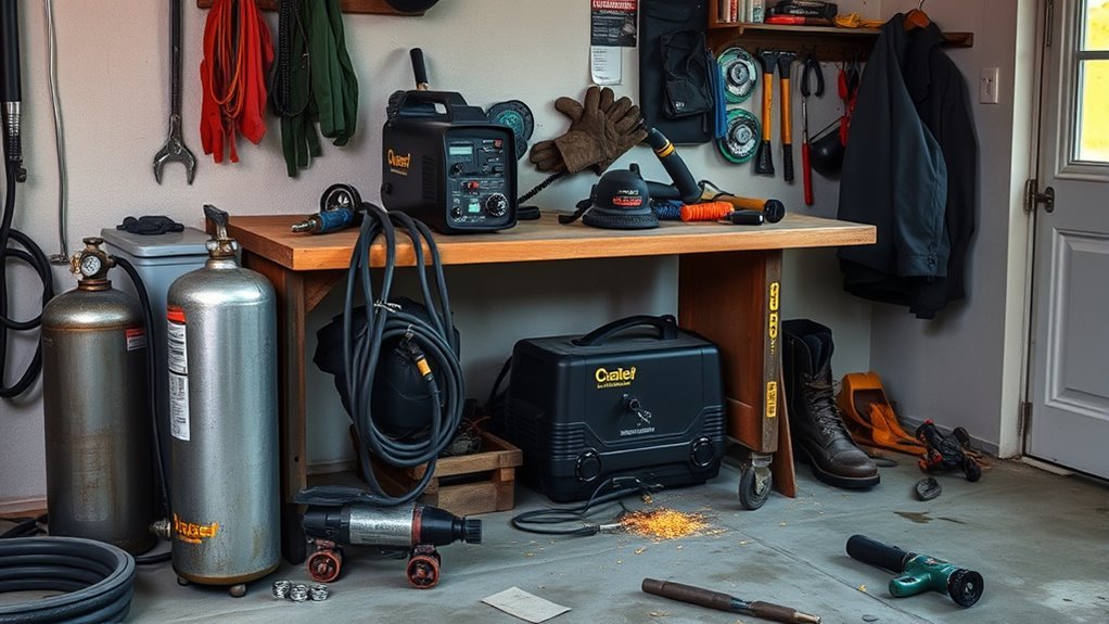 welding toolkit and accessories
