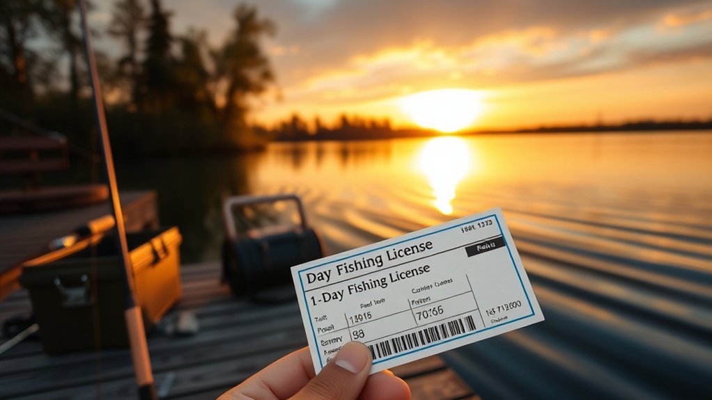 1 day fishing license overview