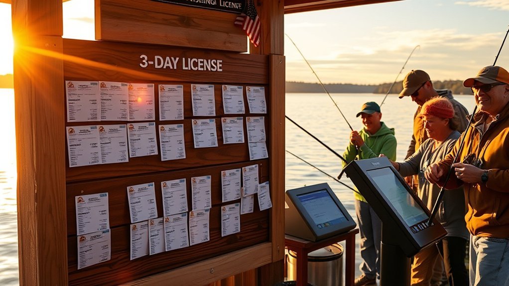 3 day fishing license options